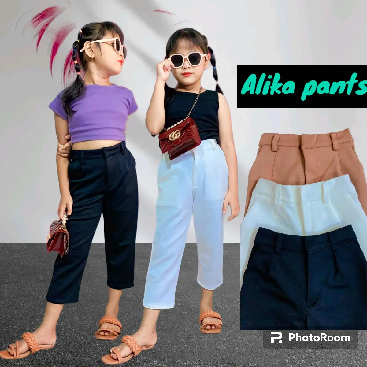 alika pants scuba size 2-10 thn