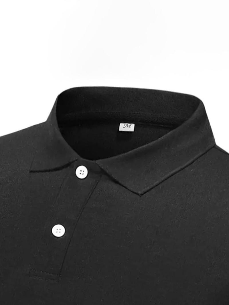 Product Introduction of Men's Regular Fit Polo Shirt, Casual Short Sleeve Collar Top for Summer, Fashion Men's Clothes for Daily Wear 4