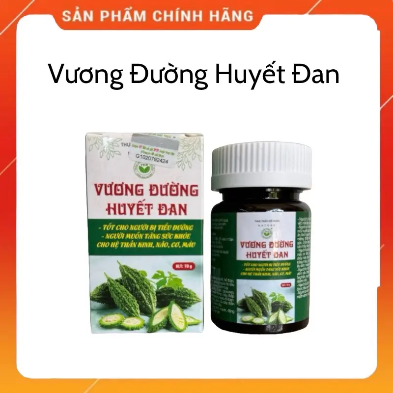 Thực phẩm bổ sung - Vương Đường Huyết Đan Trần Kim Huyền 70gr