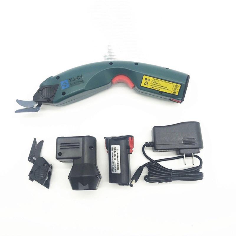 Máy cắt vải cầm tay Lejiang YJ-C1, kéo cắt vải mini dùng Pin Kéo - Công suất 100W