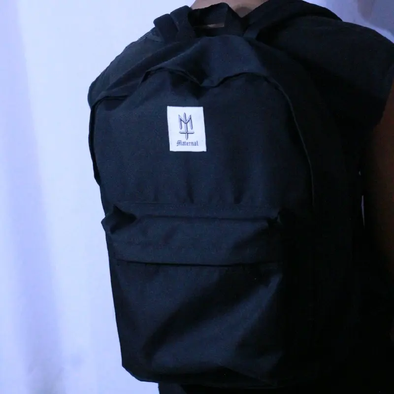 TAS RANSEL BACKPACK MATERNAL DISASTER CODURA HITAM Sekolah Sekolah 4