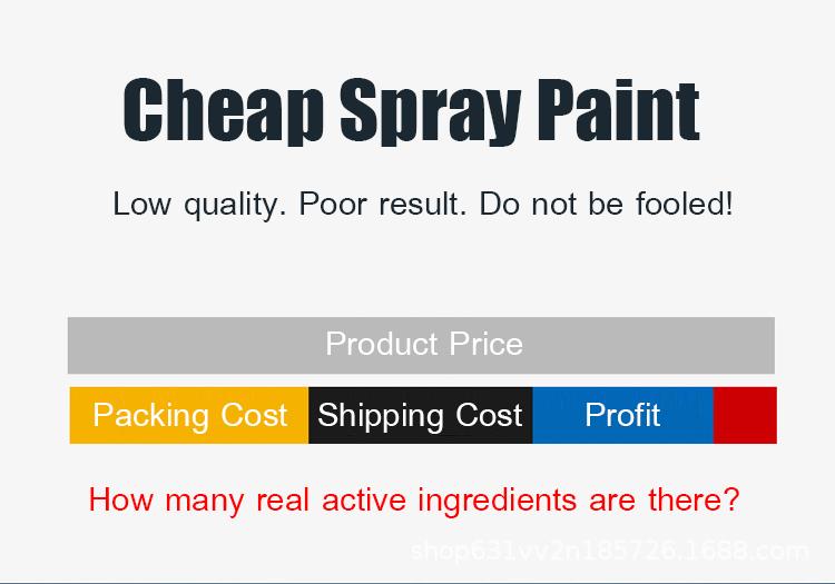 Product Introduction of (Lebih hemat kalau pesan 2 botol hari ini) Pena touch-up mobil Germany SelfSpray Handheld Metallic Paint Hitam Putih 6