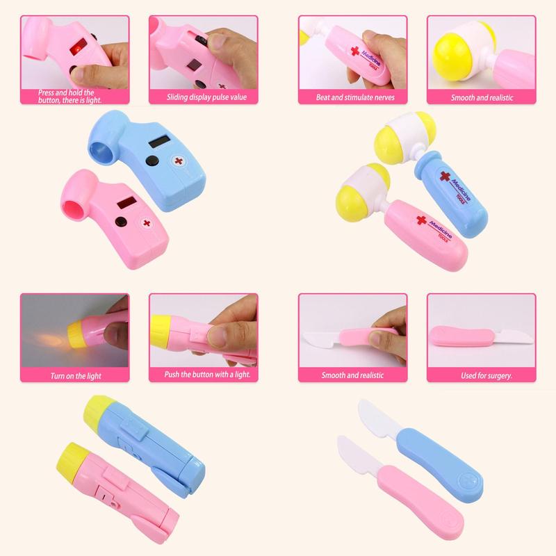 35pcs/set Doctor's Kit Toy, Pretend Play Medical Kit For Kids, Pretend Play Toy For Children's Gift 4