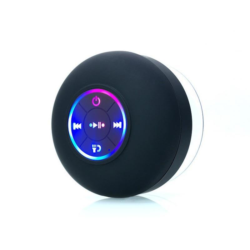 Product Introduction of Suction Cup Design Mini BT Shower Water Speaker, Portable Waterproof Speaker with LED Light, Wireless Stereo Sound Speaker for Beach, Shower, Home, Sound System 8