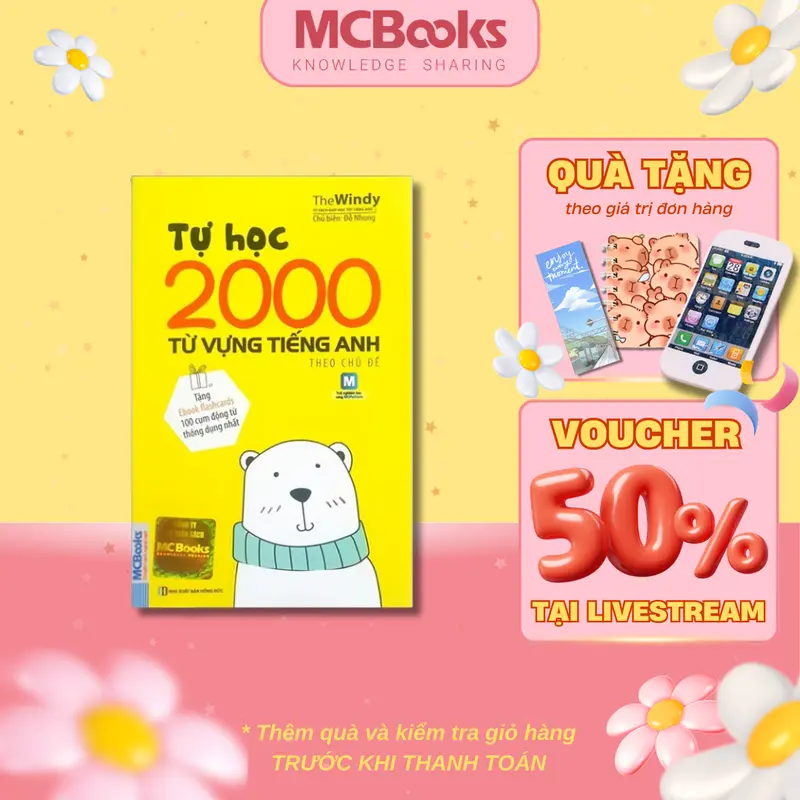Sách - Tự Học 2000 Từ Vựng Tiếng Anh Theo Chủ Đề - MCBooks 0