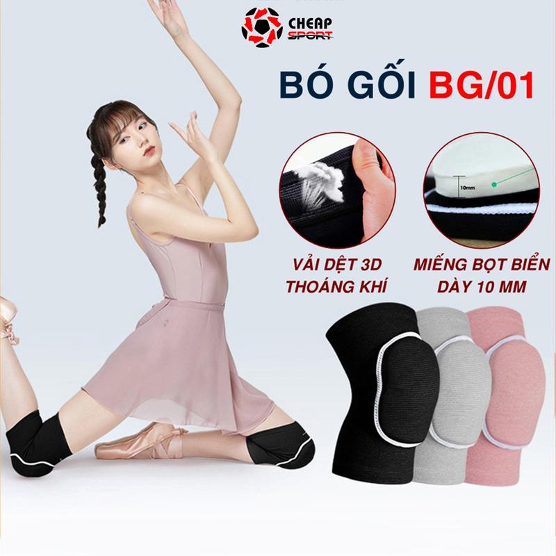 (01 ĐÔI) Băng Gối Thể Thao Nam Nữ Bảo Vệ Đầu Gối Thể Thao Chính Hãng Xỏ Bó Gối Nam Nữ Tập Gym Yoga Khiêu Vũ Đạp Xe Patin Thủ Môn