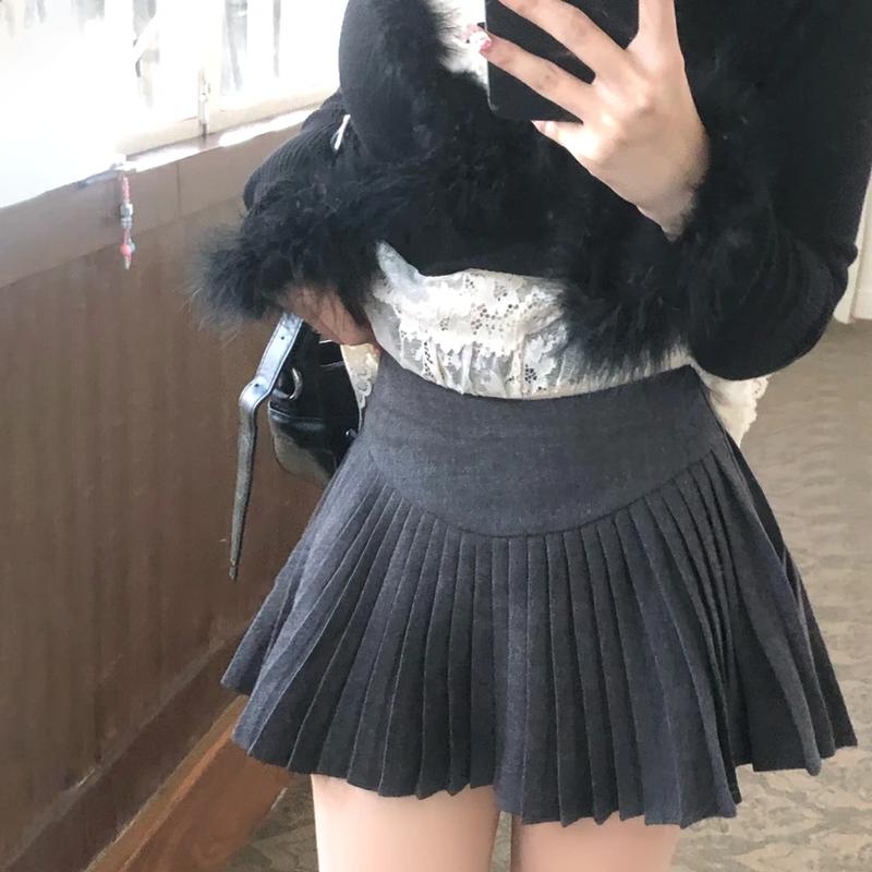 Ba Mảnh Áo Cardigan Dài Tay, Phong Cách Dễ Thương Và Gợi Cảm, Có Dây Treo Bên Trong Nơ, Váy Ôm Sát Cạp Cao inverted  triangle   váy      áo   áo   bọt      yum tỳ      playsets   gầy   set nữ     linh  xà  hoa bộ đồ 5