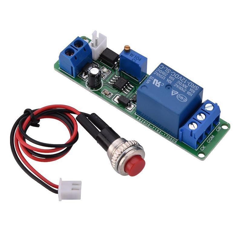 Product Introduction of DC 12V Adjustable Timer Delay Turn OFF Module Timing Relay Time Switch 1~10sec Delay Off Switch Module 27