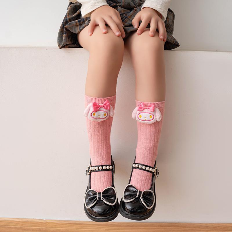 Product Introduction of Tất vớ Cao Cổ Kuromi Cho Bé Gái 3-12 Tuổi Tất Trẻ Em 100% Cotton Xuất Nhật Siêu Mềm Mịn PK221 16