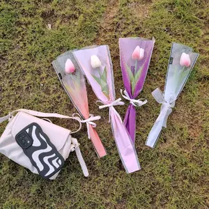 Bouquet Bunga Tulip Premium | Hadiah Bucket Graduation Buket Wisuda Kado Ulang Tahun Anniversary Valentine Pernikahan Dekorasi