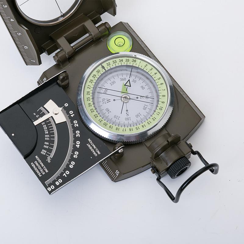 Product Introduction of alloy k4074 Zinc high quality American compass with luminous light outdoor multifunctional high precision compass 11