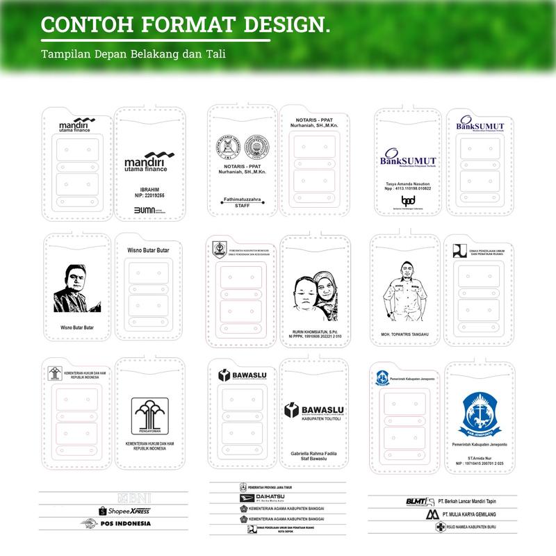 Product Introduction of ID Card Holder Model Flip Magnet Name Tag Capit Saku Lanyard Kulit Custom By IntanaLeather 29
