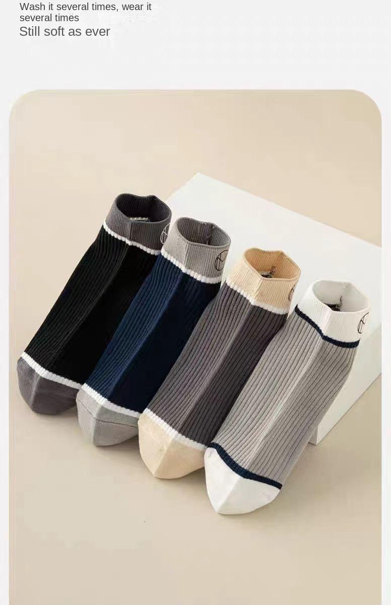 Product Introduction of Tất Nam, Mỏng Và Thoáng Khí, Thích Hợp Cho Mùa Hè, Thấm Hút Mồ Hôi, Khử Mùi, Phong Cách Thể Thao, Cổ Thấp Hợp Xu hướng, Bộ 10 Chiếc 6