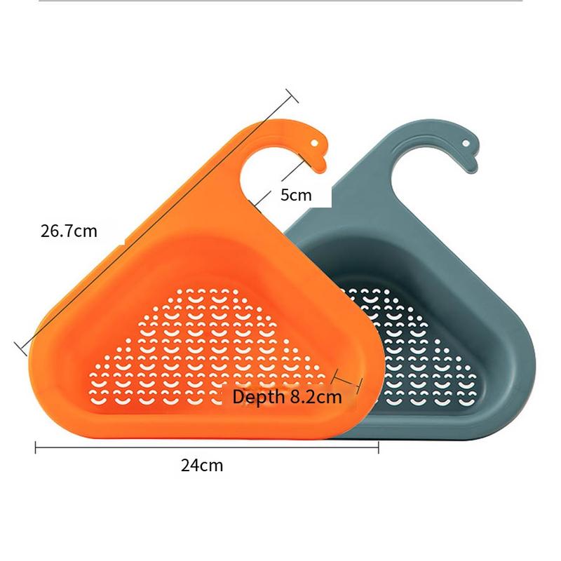 Product Introduction of Kitchen Sink Filter Swan Drain Basket Garbage Filter Shelf Strainer Leftover Sink Hanging Rack Multifunctional Drainage Basket 4