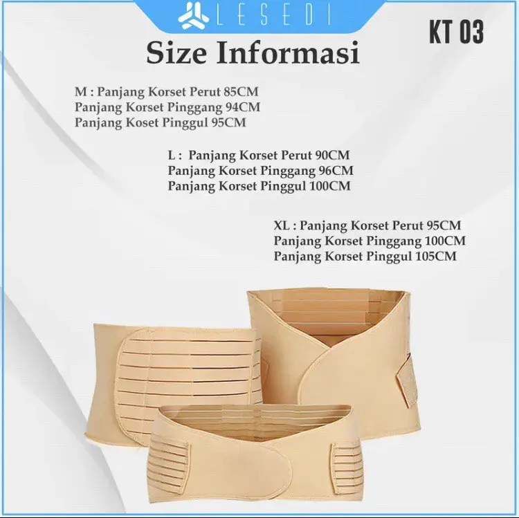 Korset Gurita PostPartum Stagen 3 in 1 Korset Melahirkan 3