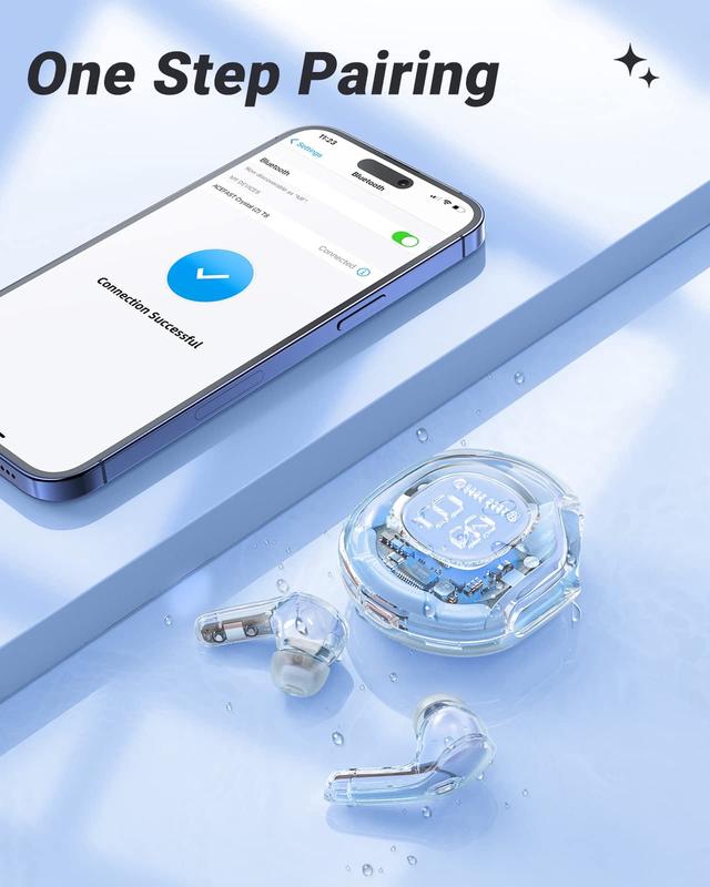 Product Introduction of Tai nghe không dây Air39, màn hình LED kỹ thuật số, Bluetooth 5.3, điều khiển cảm ứng, tai nghe nhạc trong tai cho iPhone mono  headsets 20