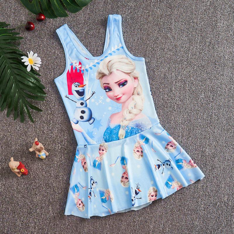 Product Introduction of Girl's One-Piece Swimming Suit Summer New Medium and Large Children Swimming Princess Skirt Little Girl Baby Swimsuit 10