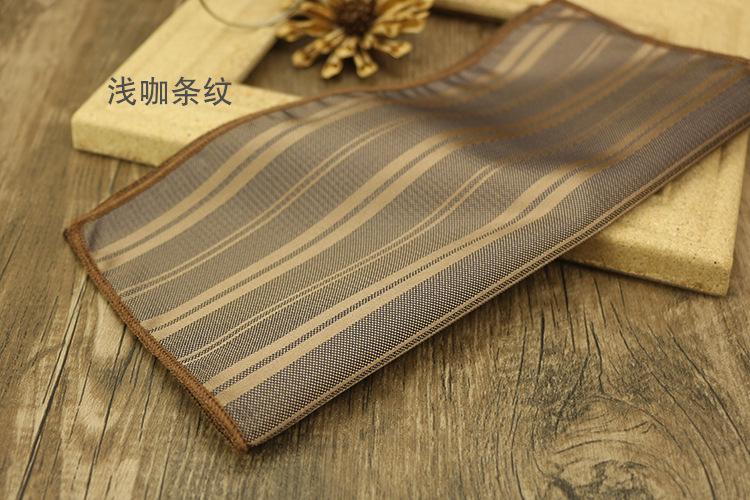 Product Introduction of 23cm Classic Retro Light Gold Champagne Coffee Pocket Square Cashew Pattern Jacquard Handkerchief Accessories for Men Business Gift Suit Banquet Wedding 15