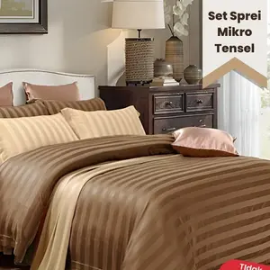 Bedcover Set Sprei Salur Hotel Premium Micro Tencel