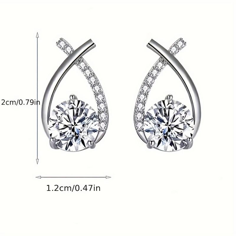 SummerSale| Luxurious Twist Waterdrop Cubic Earrings - A Pair for Adornment 3