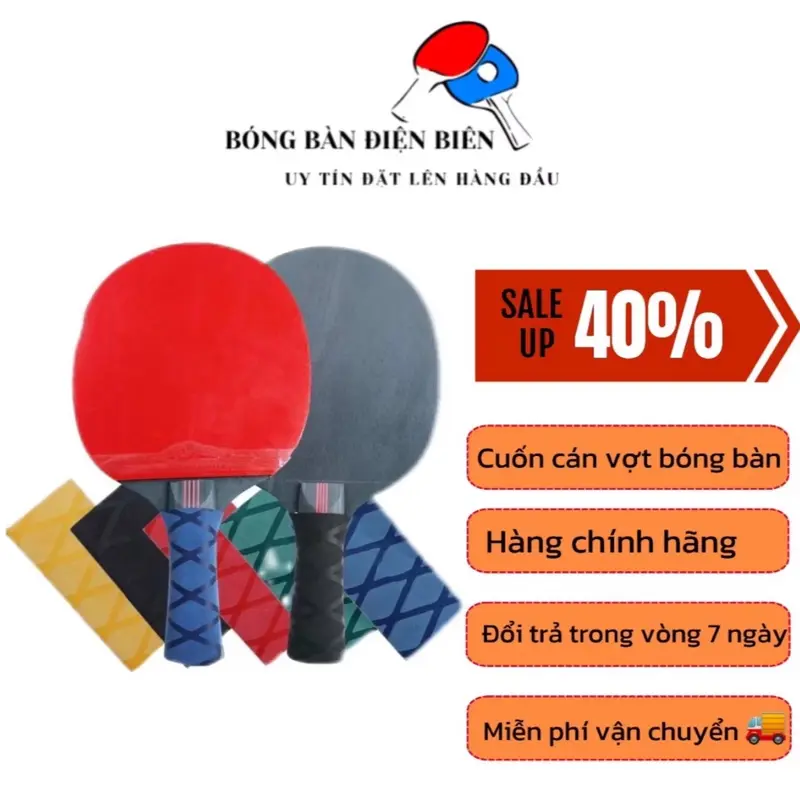 Cuốn cán vợt bóng bàn vừa cán cho vào chuẩn luôn không cần cuốn cán dùng bật lửa hơ để bo sát cán 0
