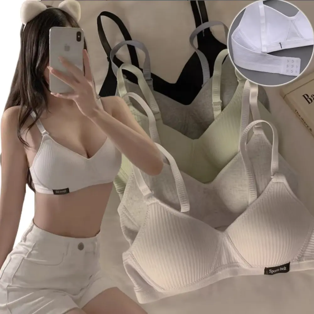 Áo Ngực Liền Mạch, Dành Cho Nữ, Không Có Vòng Thép, Được Làm Bằng Bông, Mềm Mại Và Thoải Mái, Không để lại dấu vết, Thân Thiện Với Làn Da, Có Tính Năng Nâng Ngực, Đồ Lót Nữ, Thoải Mái Và Thoáng Khí, Thích Hợp Cho Phụ Nữ, Áo Ngực