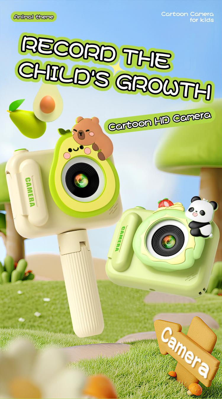 Product Introduction of Factory Direct Sales Customized Modified Children Panda Camera Toy Boy Cartoon Digital Polaroid Cross-Border Toy 0