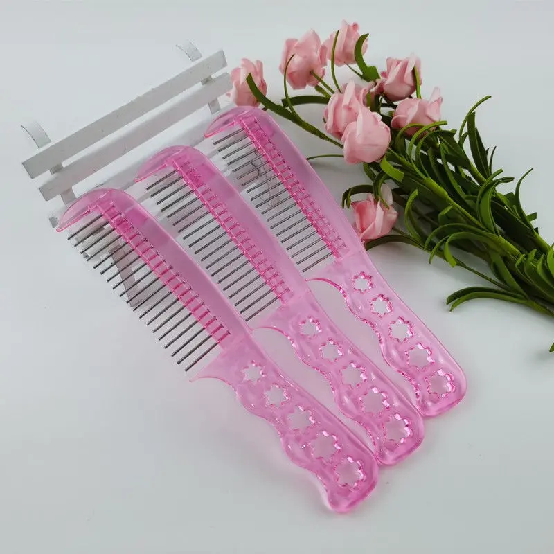 Lược Thép, Chống Tĩnh Điện, Cỡ Nhỏ Lược Thép Dài, Tóc Xoăn, Đầu Hoa Quả Lê, Răng Lớn Và Rộng, Tóc Giả, Lược Thép Đặc Biệt
