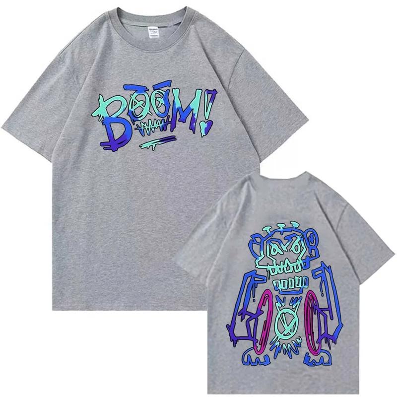Product Introduction of Popular Anime Arcane Jinx Graffiti 3D Printed T-shirt for Men and Women in Large Size, Loose O-Neck, Summer Casual Short sleeved T-shirt Clothing Top 8