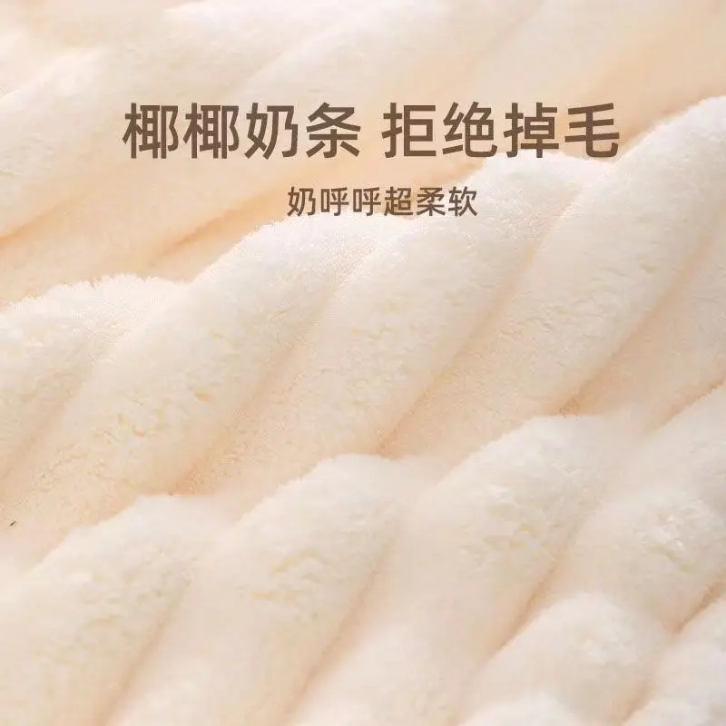 Khăn Gia Dụng Và Rửa Mặt, Chất Liệu Lông Cừu San Hô Cotton Nguyên Chất Thấm Hút, Không Xơ, Thích Hợp Tắm, Dành Cho Nam Và Nữ, Phong Cách Cặp Đôi, Mềm Mại Và Dày Dặn, Hàng Mới Về 8