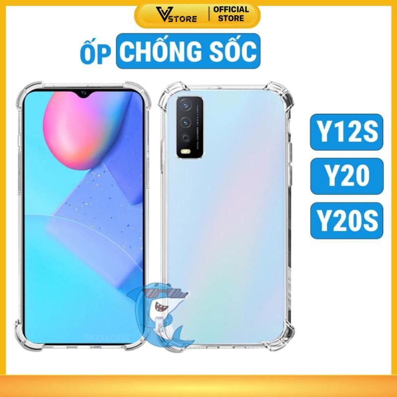 ốp lưng dành cho vivo y12s / y20 / y20s silicon nhựa dẻo trong suốt chống sốc viền vuông bảo vệ điện thoại Vstore (anh chị mua trên 55k để áp mã freeship) ốp phôi