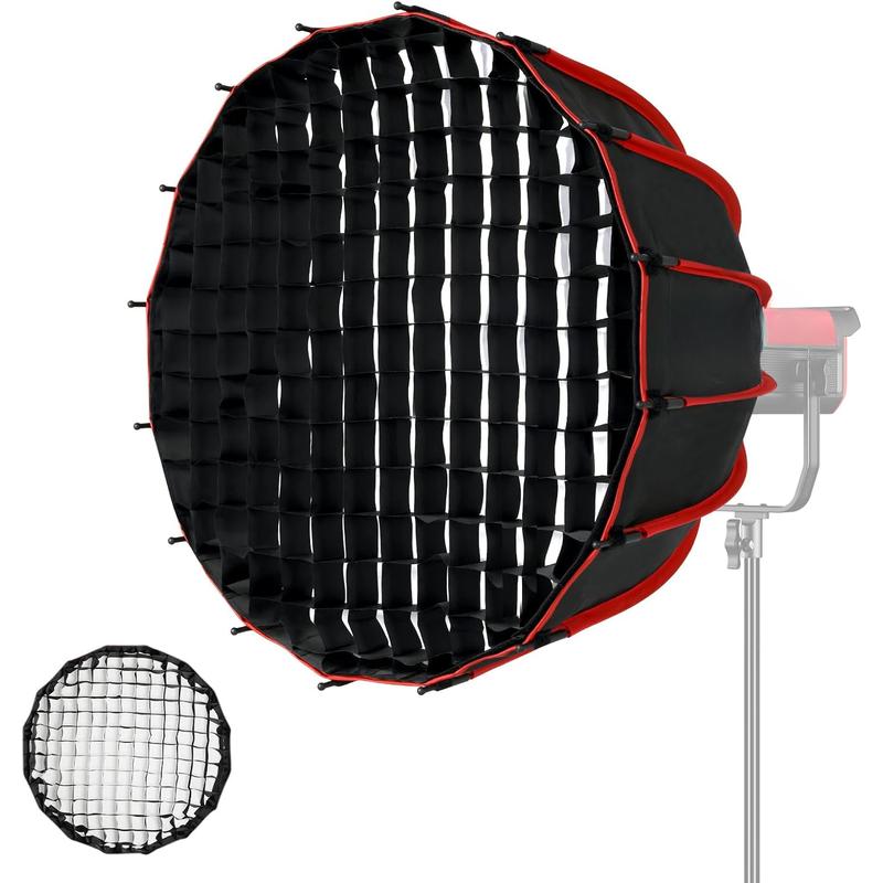 23.62in/60cm Parabolic Softbox, Quick Release with Diffusers/Grid for ...