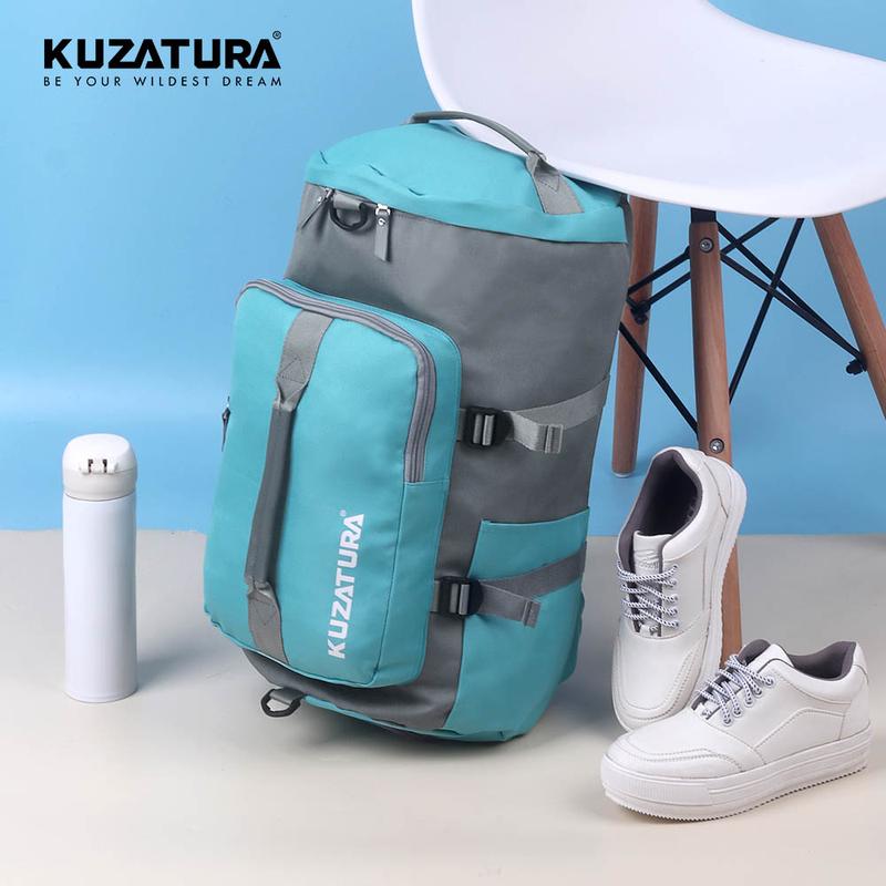 Product Introduction of Tas Travel Bag Duffel Bag Tas Bisa Jinjing Ransel dan Selempang Gym Bag Liburan Besar Travelling Mudik Kerja Pria 13