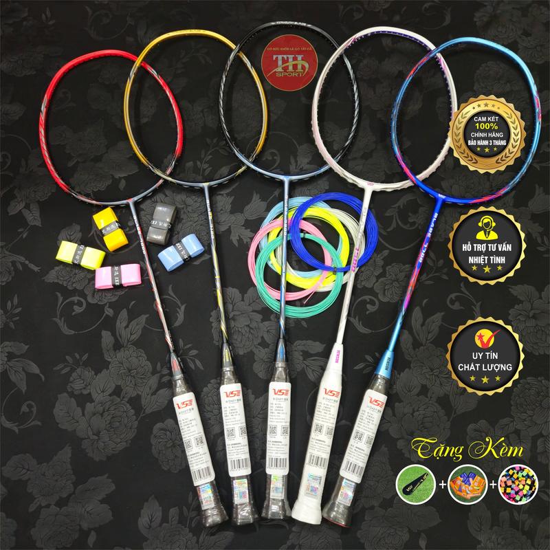 Vợt cầu lông VS blade 7000, 7100, 7200, 7300, 7500 (Căng sẵn cước + bao đơn + Quấn cán)