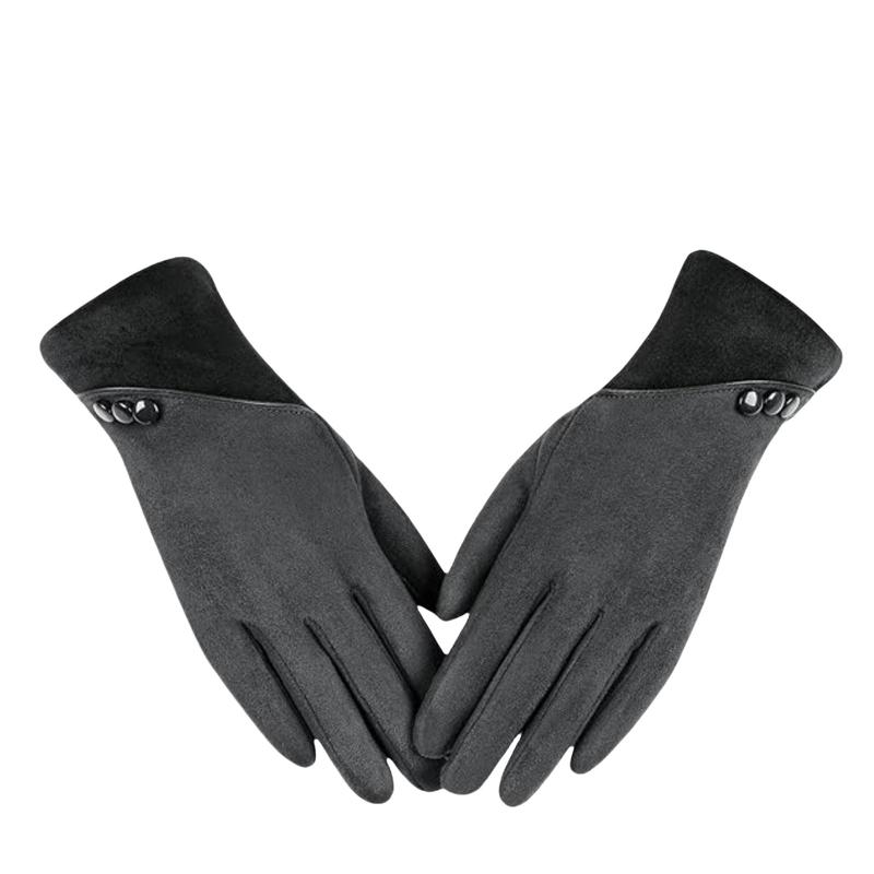 Women's Waterproof Winter Outdoors Sports Gloves, Touch Screen Compatible, Warm Insulation, Faux Fur Lining, Non-Retractable, Fingerless Design 5