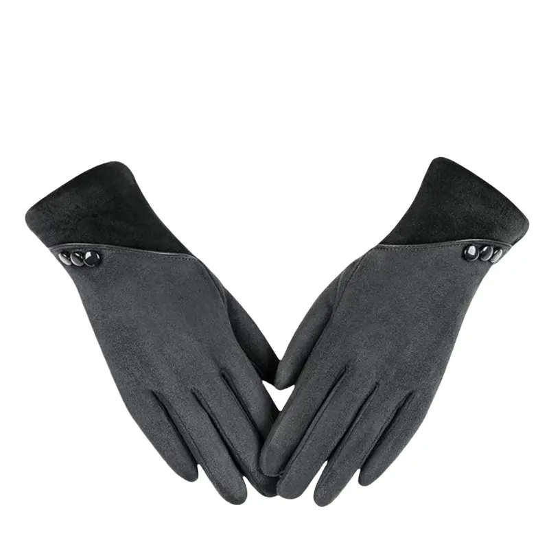 Women's Waterproof Winter Outdoors Sports Gloves, Touch Screen Compatible, Warm Insulation, Faux Fur Lining, Non-Retractable, Fingerless Design 5
