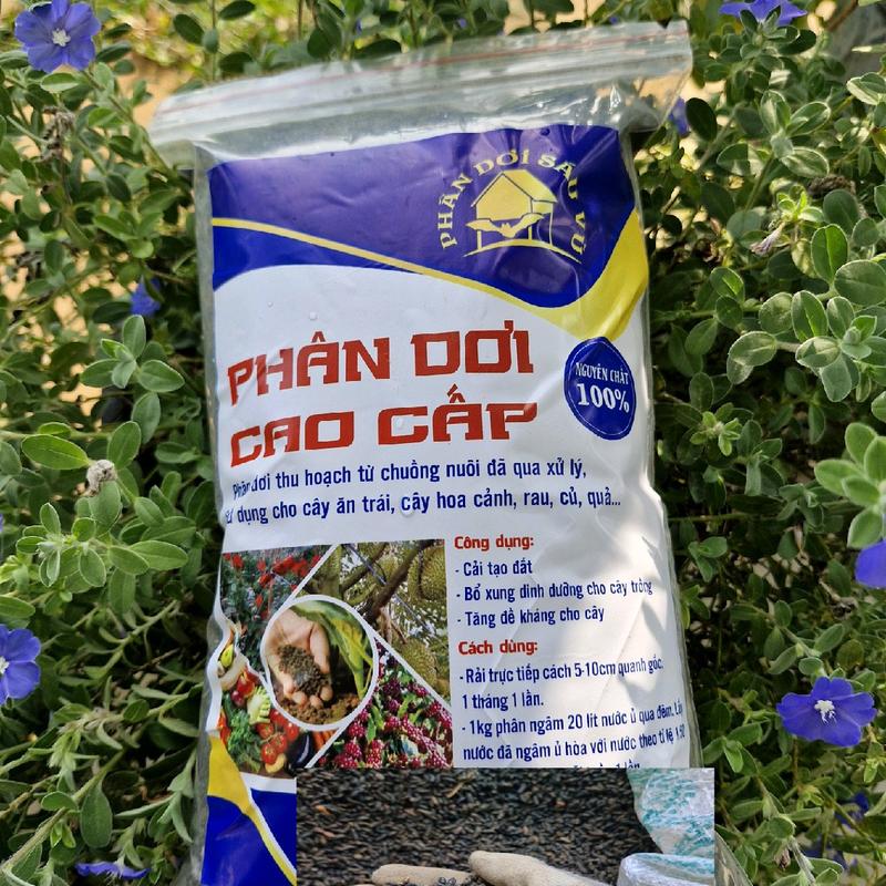 túi 500g phân dơi nguyên chất, phơi khô, túi zip tiện lợi có nhãn dán 0