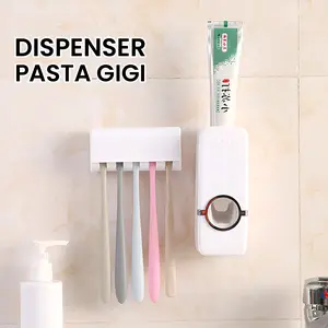 AY Dispenser Pasta Gigi Odol Dan Tempat Sikat Gigi