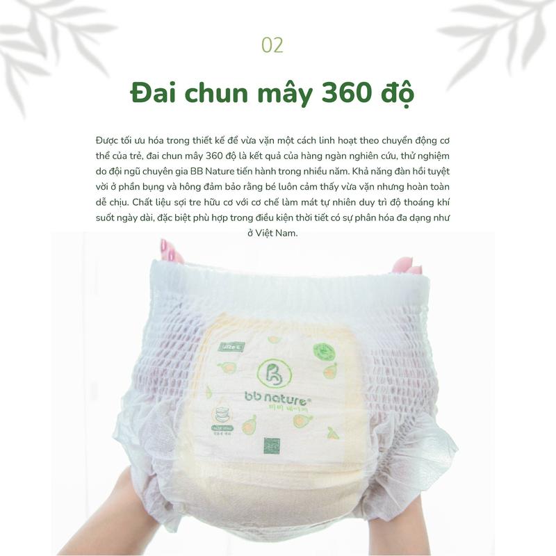 [COMBO 3 BỊCH] BB NATURE TÃ/BỈM Cho Bé Hàn Quốc Chính Hãng 5