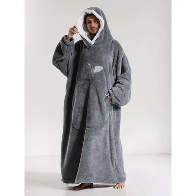 Wearable Blanket Hoodie REDESS Oversized Sherpa Blanket Hoodie