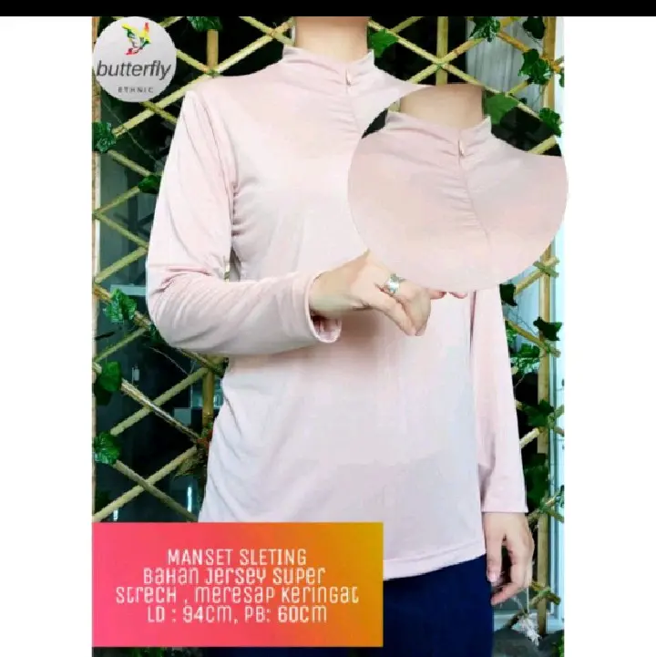 Manset Sleting/ Manset Atasan Busui/ Reseleting Depan/ Bahan Jersey