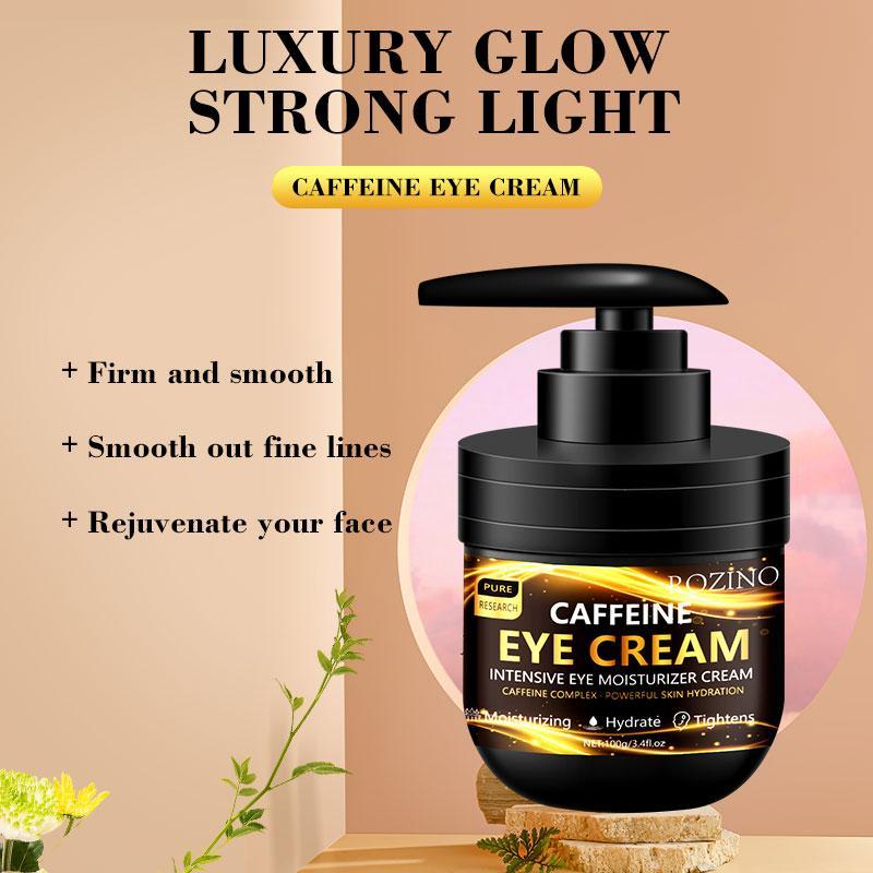 Black Press Jar Caffeine Eye Cream, Moisturizing Eye Cream, Eye Care Product for Women & Men, Daily Skincare Product for Daily Use 8