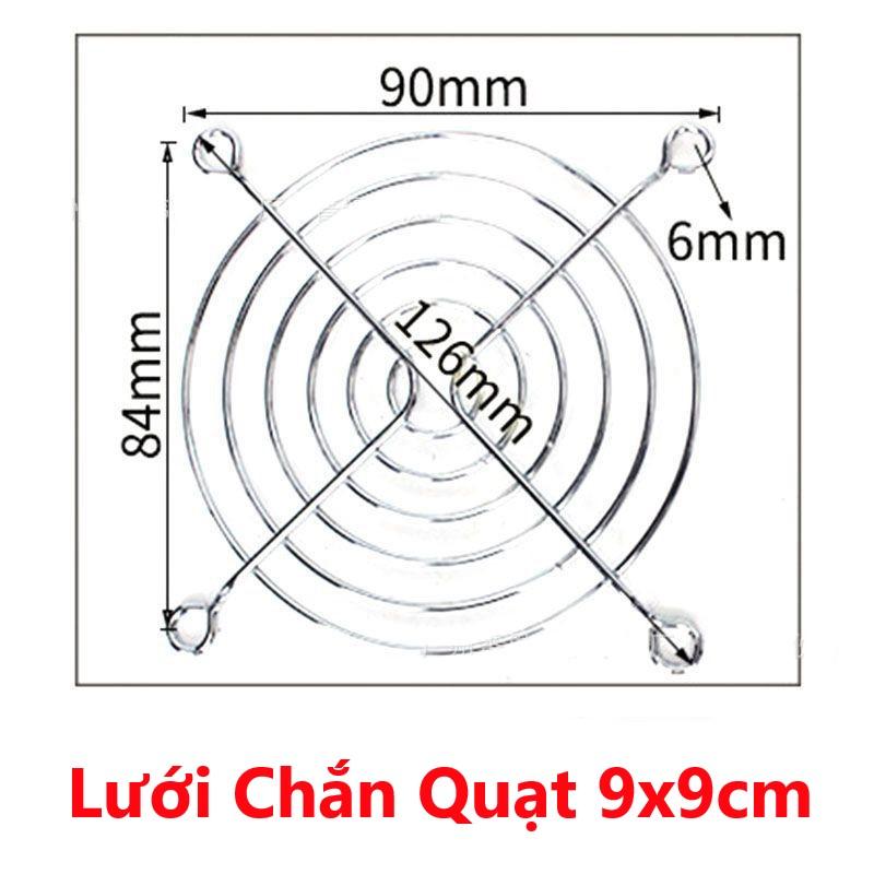 Product Introduction of Lưới chắn bảo vệ quạt tản nhiệt 12V, 24V kích thước 5x5, 8x8, 9x9, 12x12 6