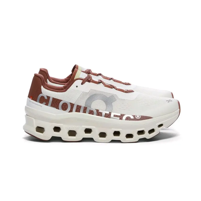 SEPATU LARI ON CLOUDMONSTER IVORY/RUBY