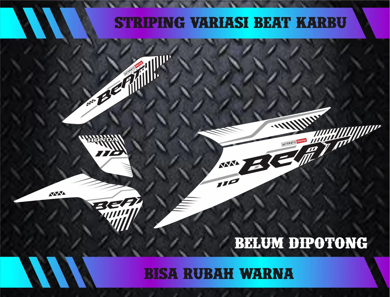 striping variasi honda beat old/karbu simple aja terbaru sticker23