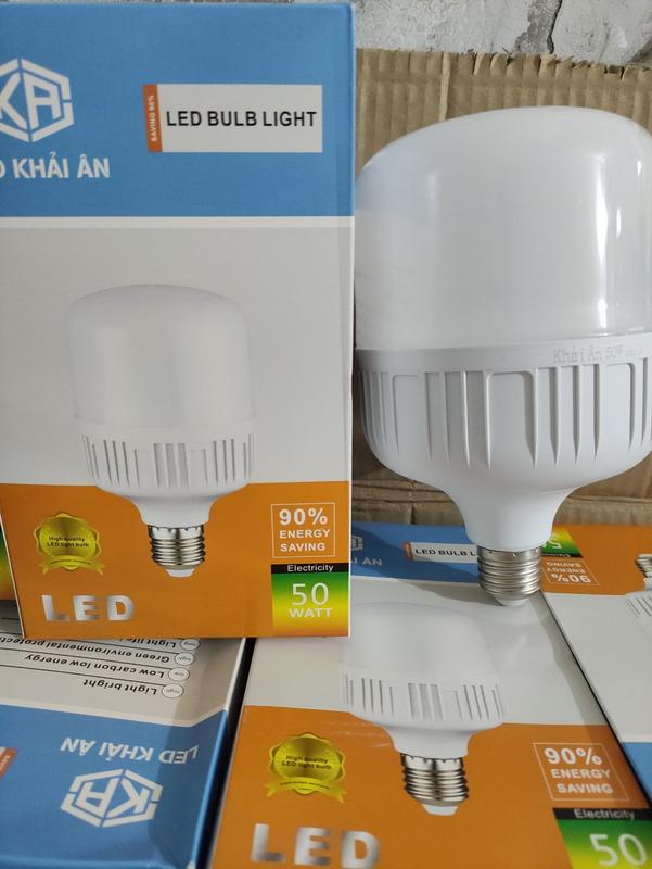 Combo 10 bóng đèn 50w Led khải ân cao cấp