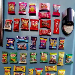 Magnet Tempelan Kulkas Miniatur Snack