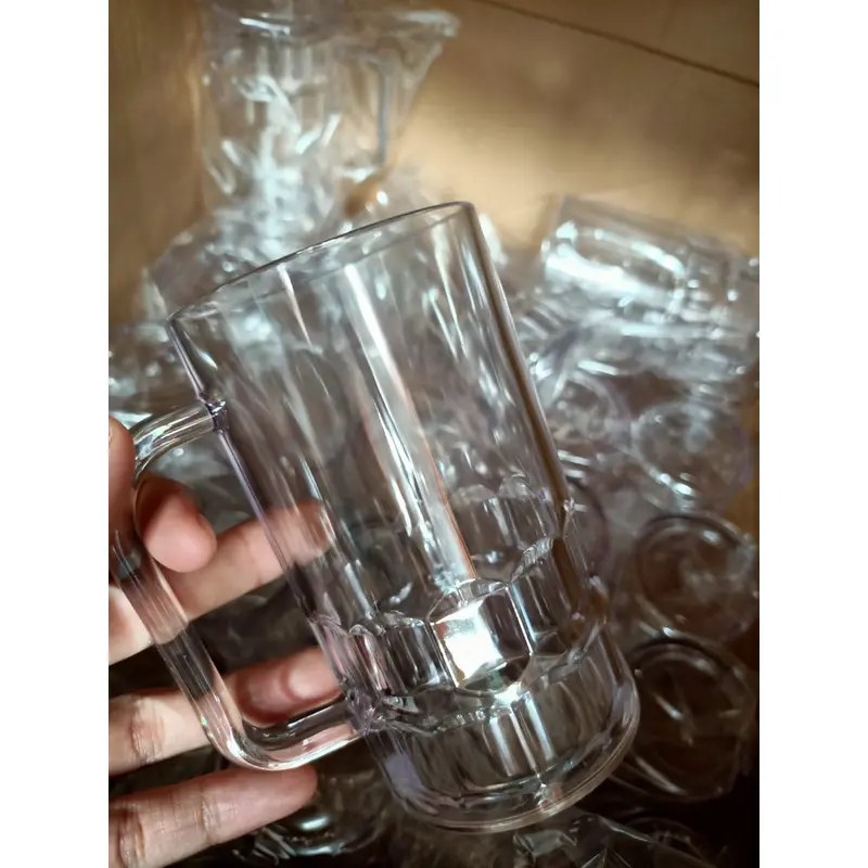 Cốc Nhựa Trong Rẻ, Cốc Nhựa Uống Nước, Cốc Mica, Cốc Pháp Việt Nhật Dung Tích 370ml 1