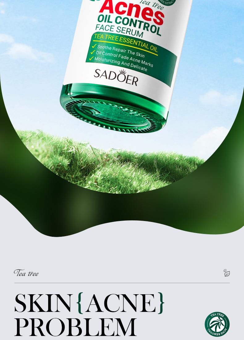 Product Introduction of Bộ Chăm Sóc Da Cây Trà, SADOER, 5 Món, Làm Sạch, Dưỡng Ẩm, Dưỡng Ẩm Skincare Làm Đẹp Da Serum Cho Bé sữa _ 15