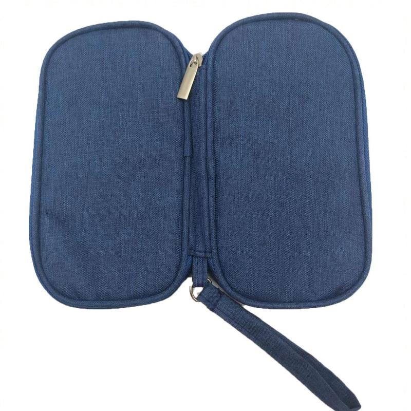 Product Introduction of Portable Data Cable Storage Bag, 1 Count Cable Storage Pouch with Zipper, Storage Bag For Mobile Phone Charger Headphone 2
